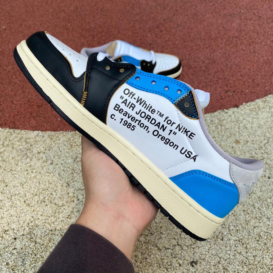  Air Jordan 1 x Off-white Low Sneaker    CZ0790-108 - 
