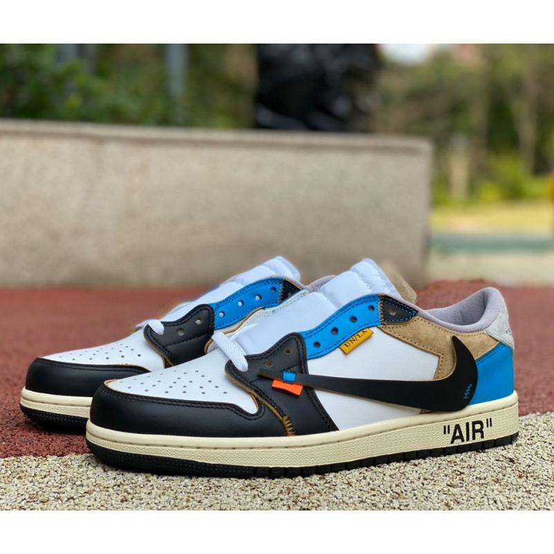  Air Jordan 1 x Off-white Low Sneaker    CZ0790-108 - PerfectKickZ