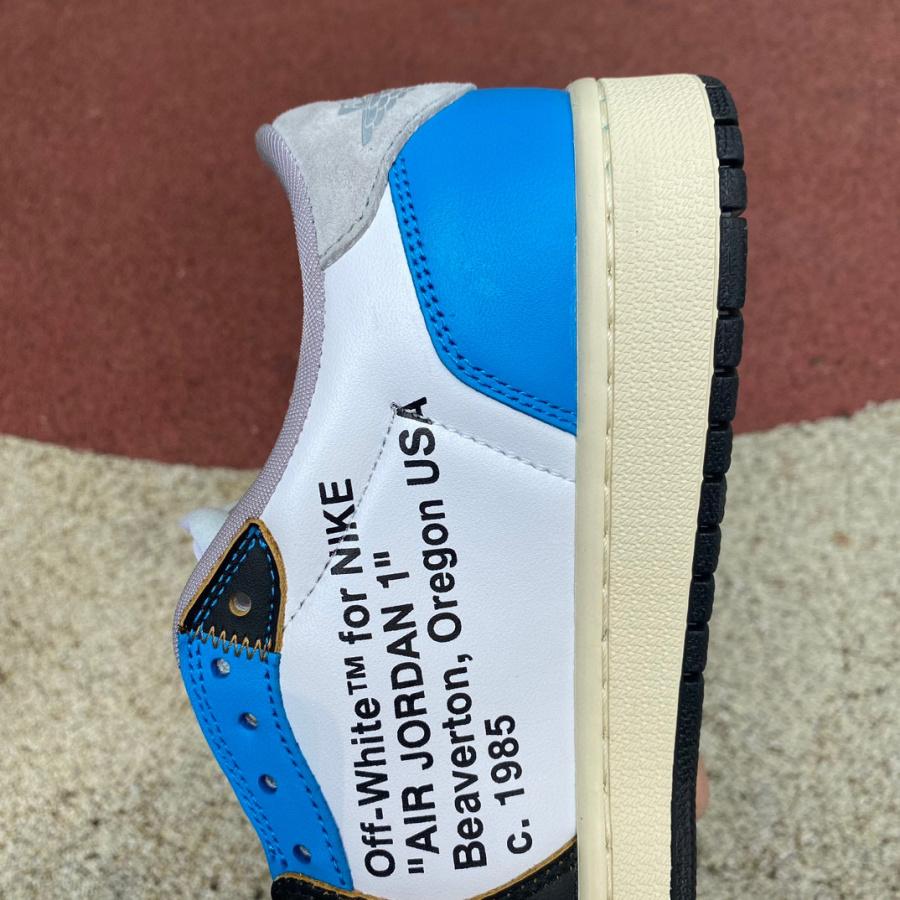  Air Jordan 1 x Off-white Low Sneaker    CZ0790-108 - PerfectKickZ