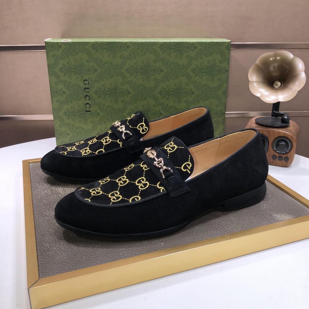 Gucci Jordaan GG Velvet Loafer - PerfectKickZ