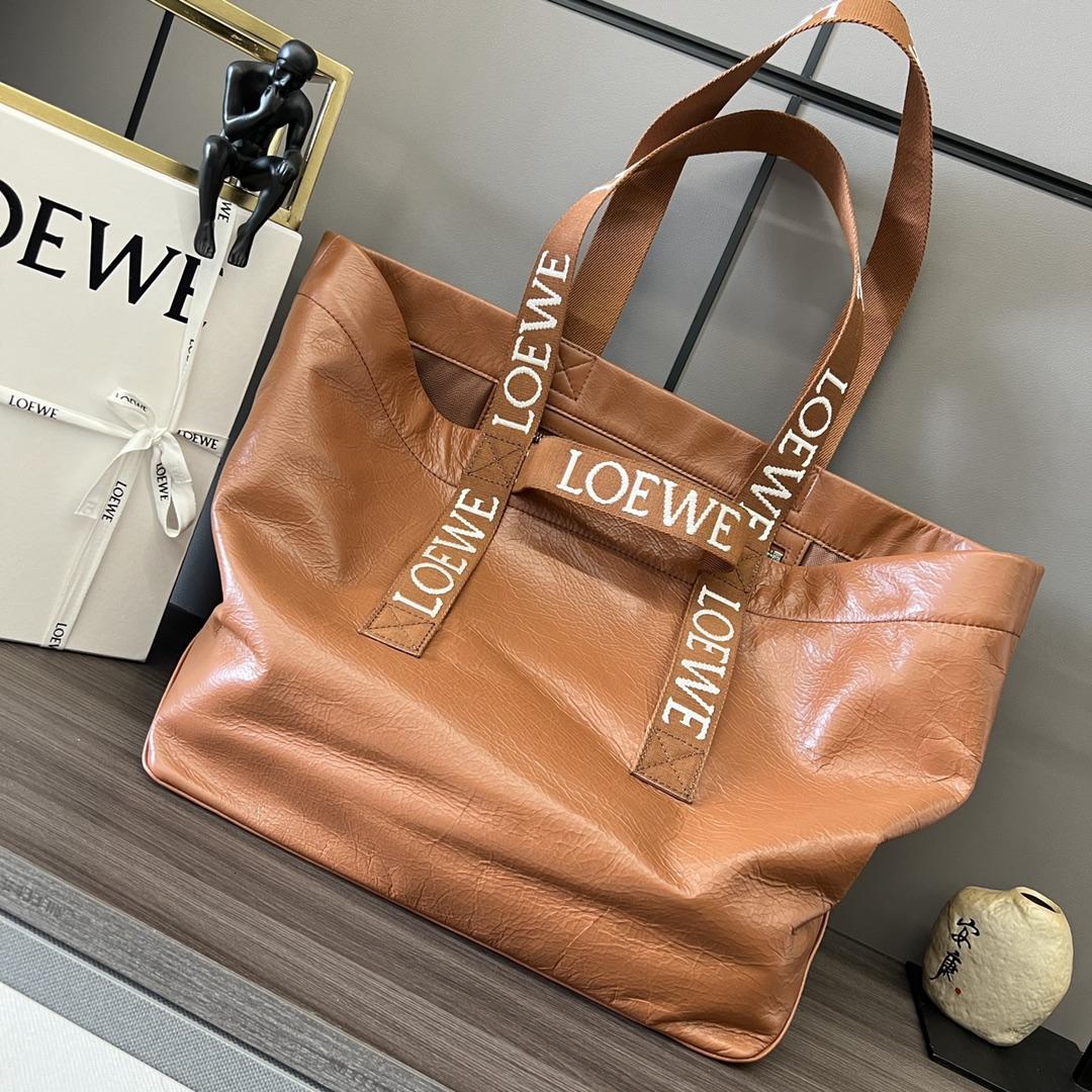 Loewe Fold Shopper In Paper Calfskin - PerfectKickZ