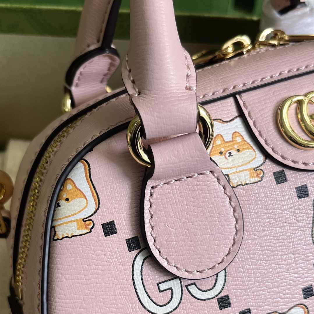 Gucci Ophidia GG Animal Print Mini Bag(21-12-10cm) - PerfectKickZ