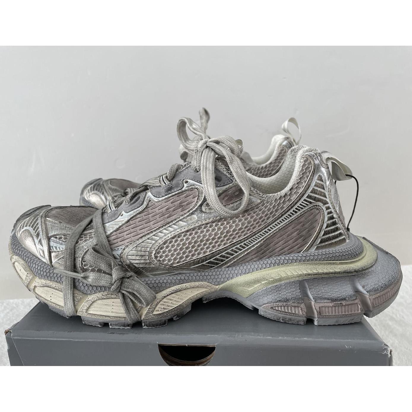 Balenciaga 3XL Sneaker In Light Beige Mesh And Polyurethane - PerfectKickZ