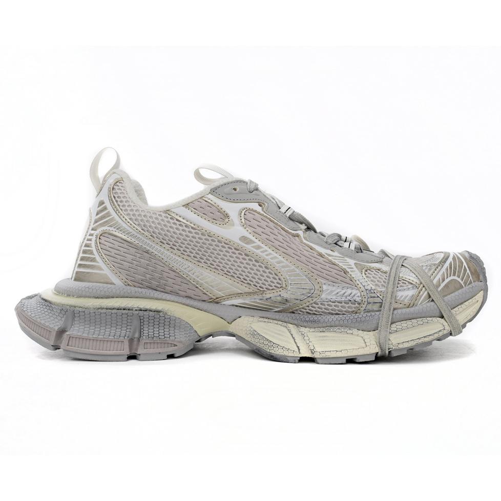 Balenciaga 3XL Sneaker In Light Beige Mesh And Polyurethane - PerfectKickZ