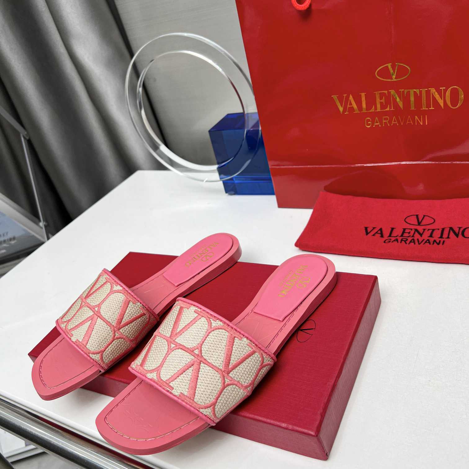 Valenti  Toile Iconographe Slide Sandal  - PerfectKickZ
