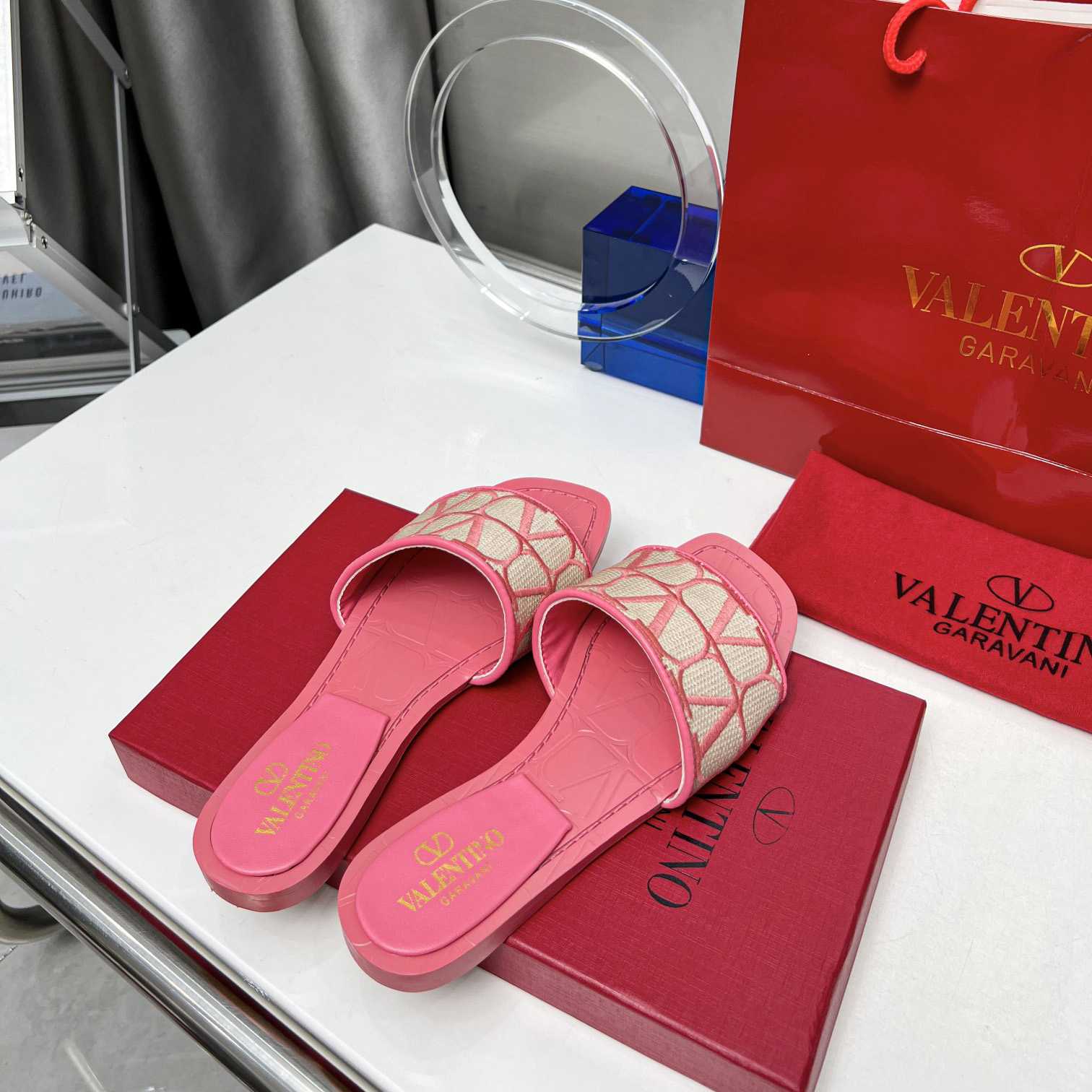 Valenti  Toile Iconographe Slide Sandal  - 