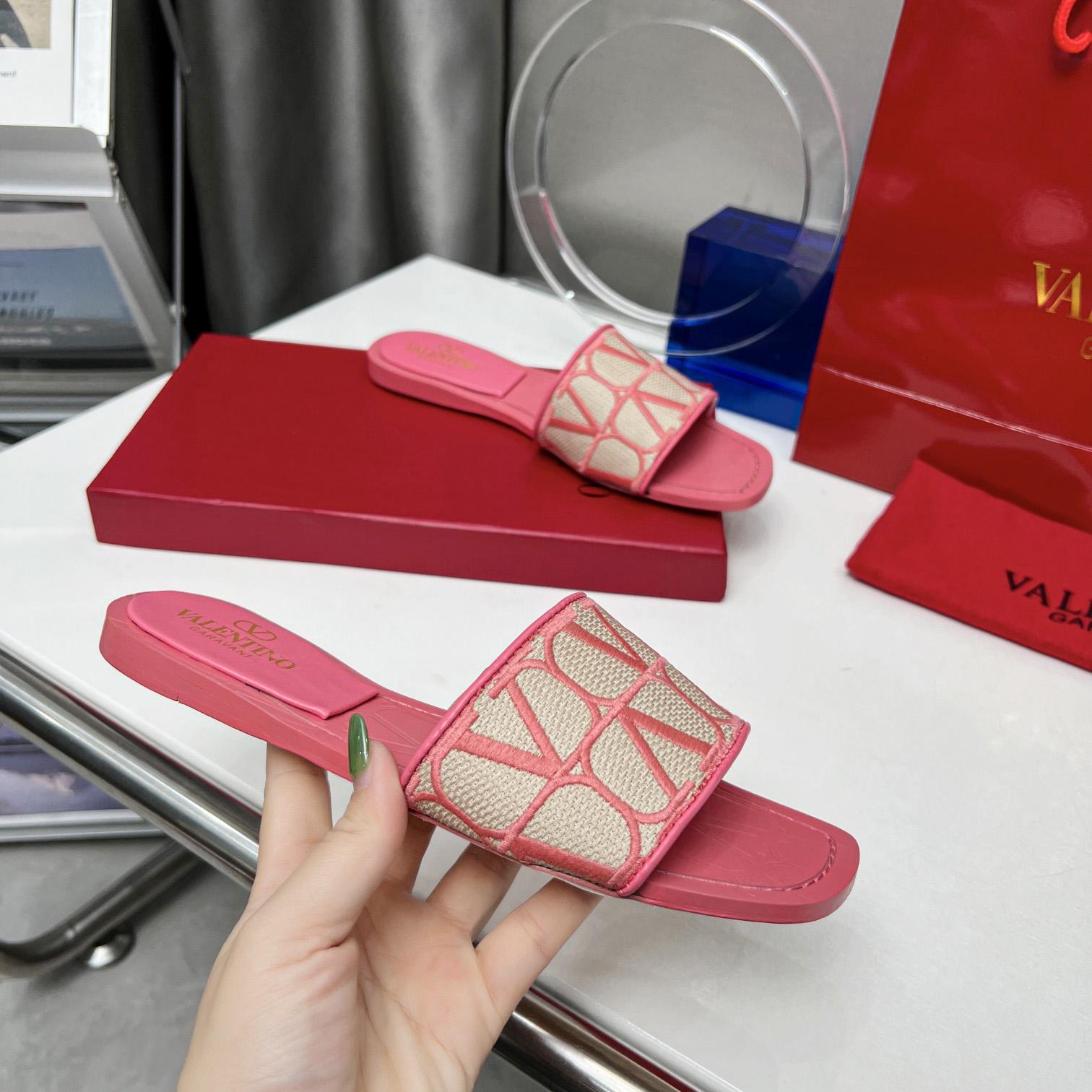Valenti  Toile Iconographe Slide Sandal  - 