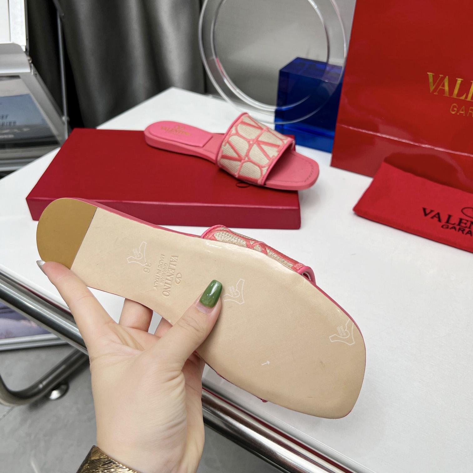 Valenti  Toile Iconographe Slide Sandal  - 
