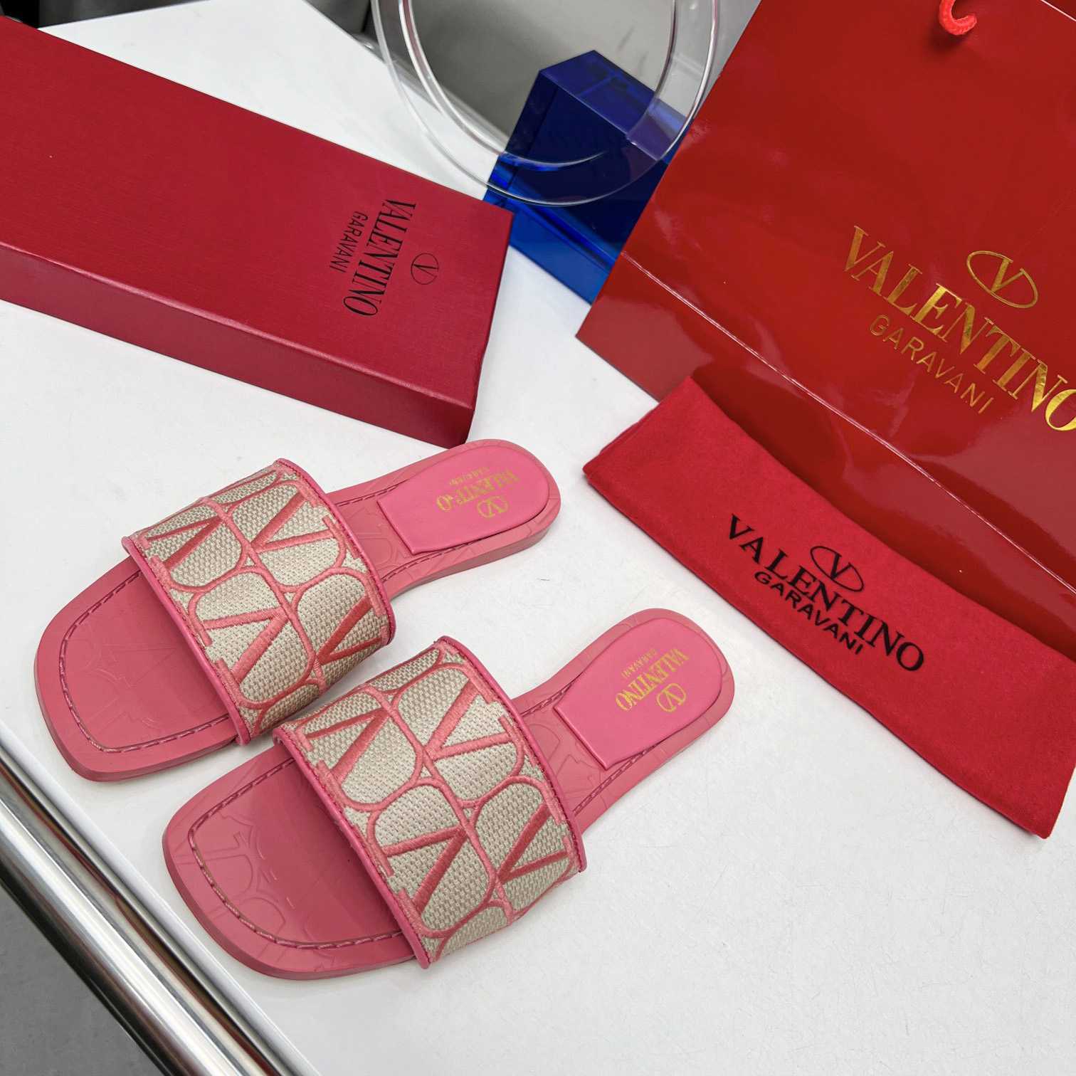 Valenti  Toile Iconographe Slide Sandal  - 