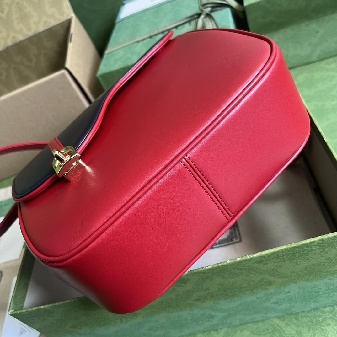 Gucci Equestrian Inspired Shoulder Bag(21-20-7cm)   - PerfectKickZ