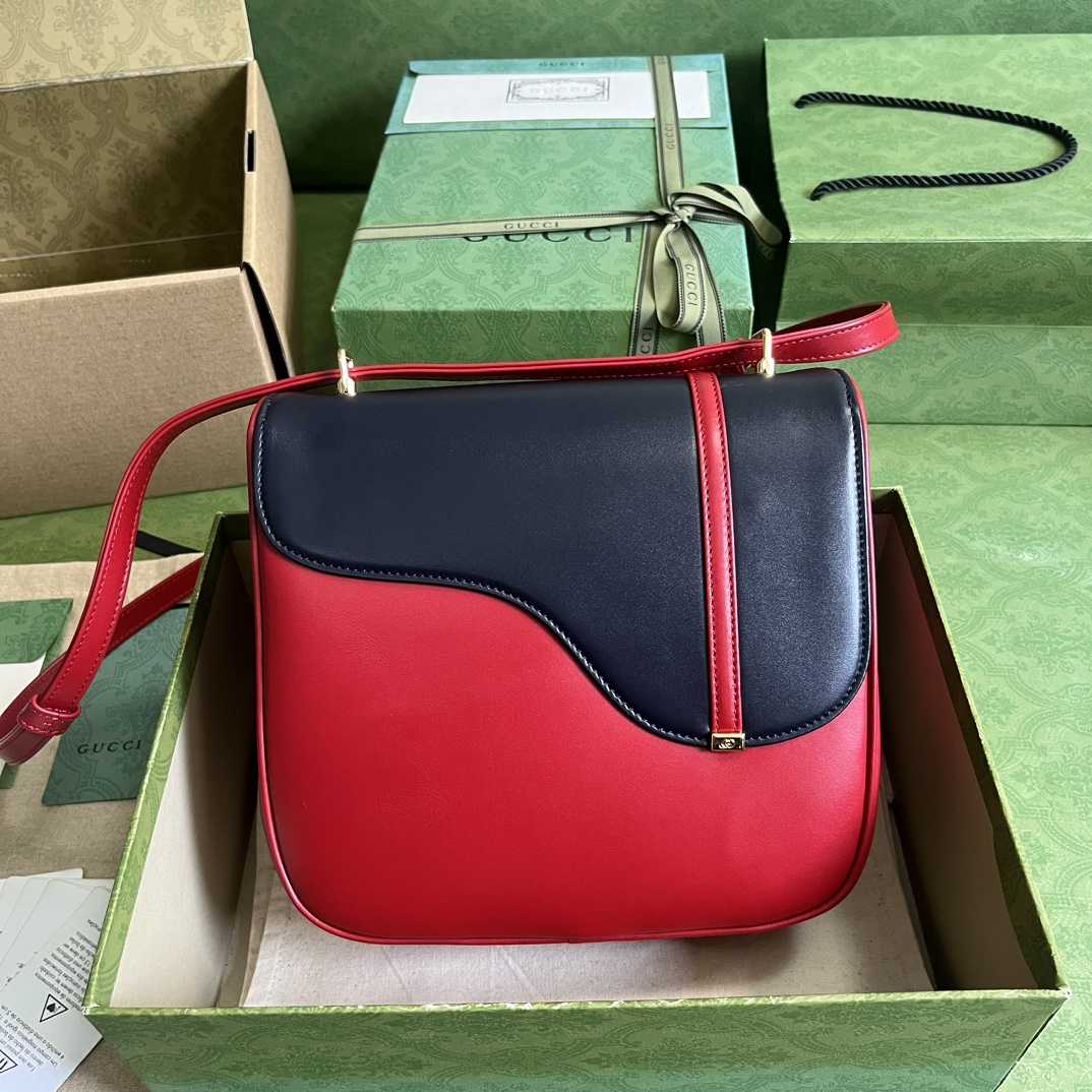 Gucci Equestrian Inspired Shoulder Bag(21-20-7cm)   - PerfectKickZ