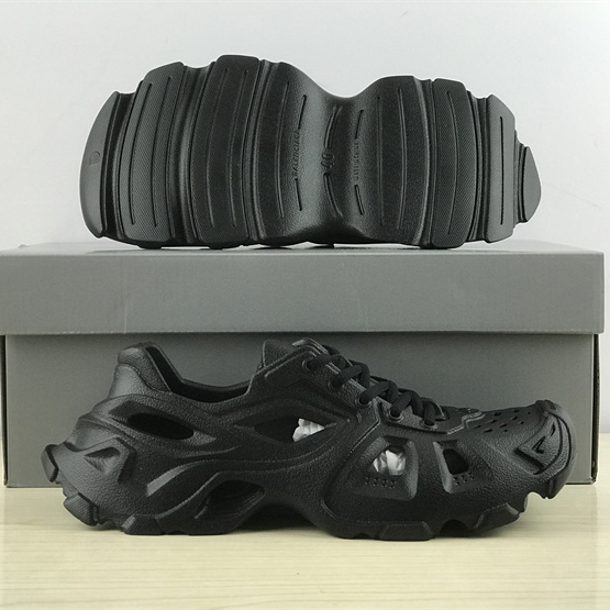Balenciaga HD Lace-Up Sneaker In Black - PerfectKickZ