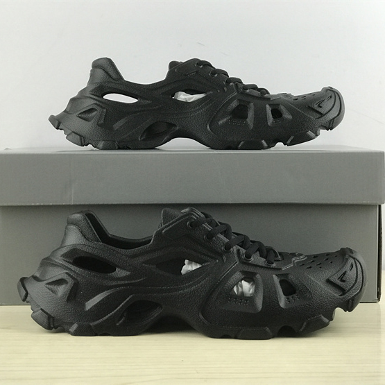 Balenciaga HD Lace-Up Sneaker In Black - PerfectKickZ
