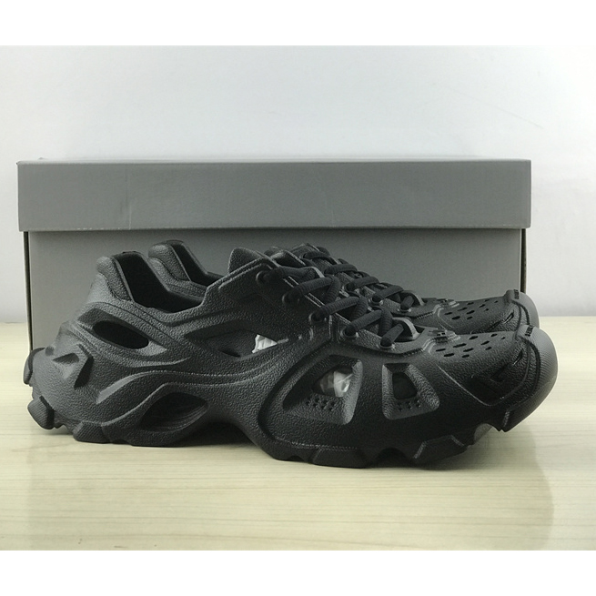 Balenciaga HD Lace-Up Sneaker In Black - PerfectKickZ