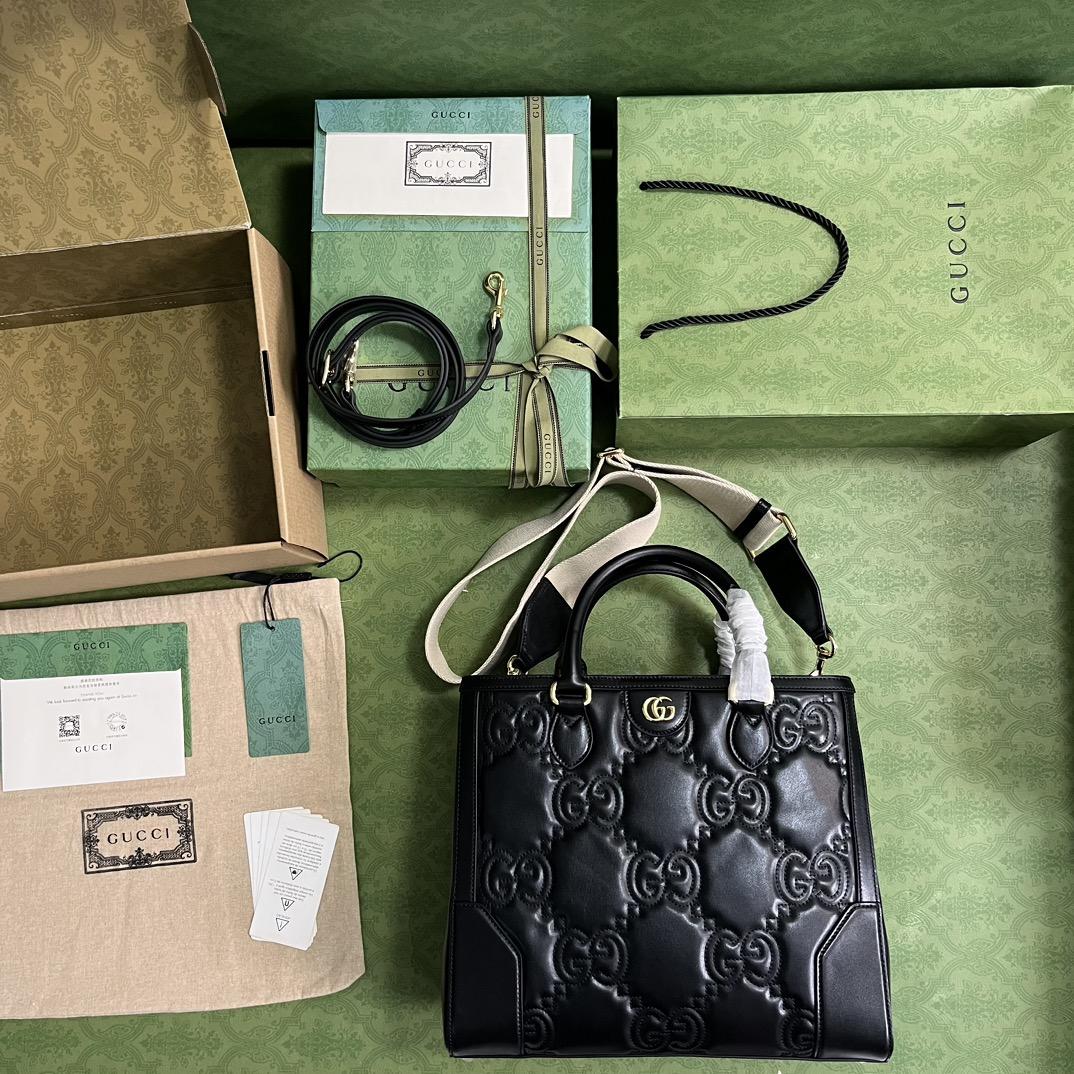 Gucci GG Matelassé Tote(31-27.5-14cm) - PerfectKickZ