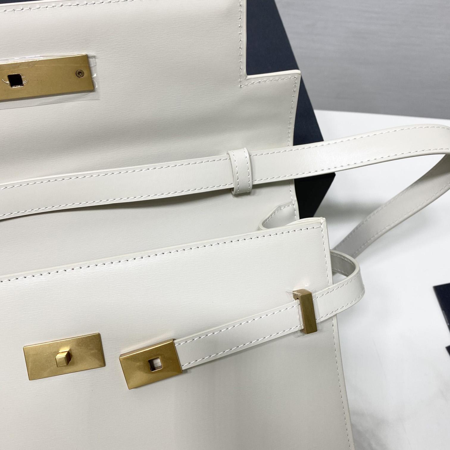 Saint Laurent Manhattan Shoulder Bag In Box Saint Laurent Leather - PerfectKickZ