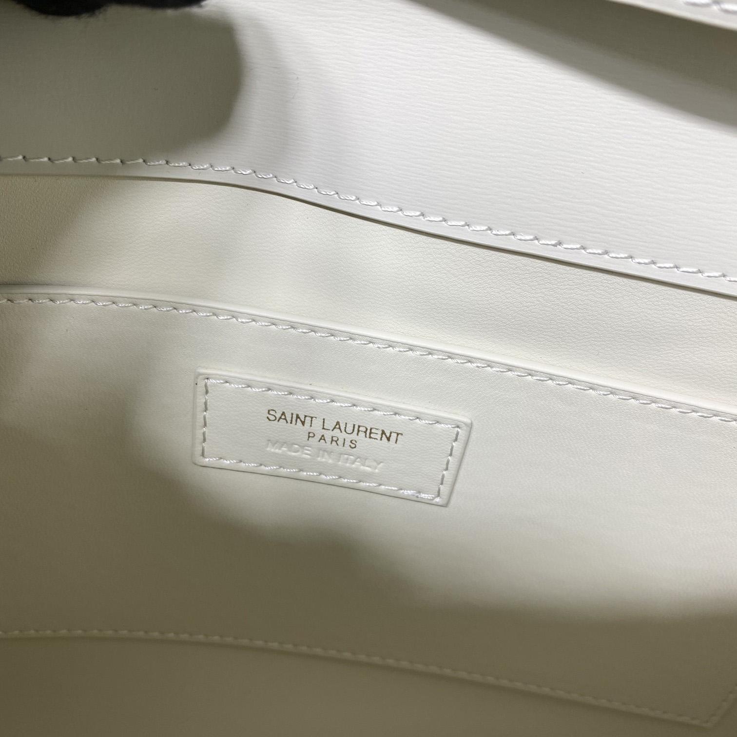 Saint Laurent Manhattan Shoulder Bag In Box Saint Laurent Leather - PerfectKickZ