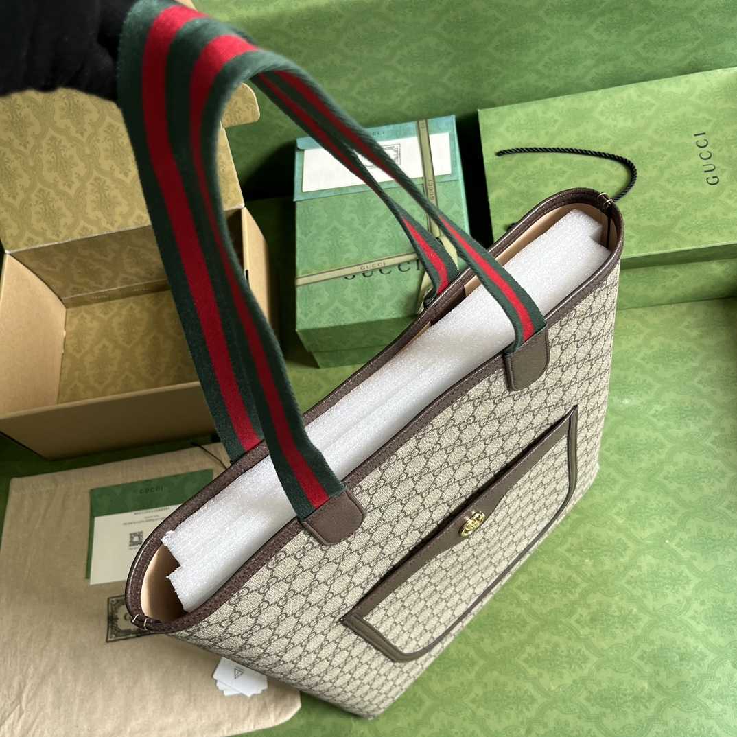 Gucci Ophidia GG Large Tote Bag - PerfectKickZ