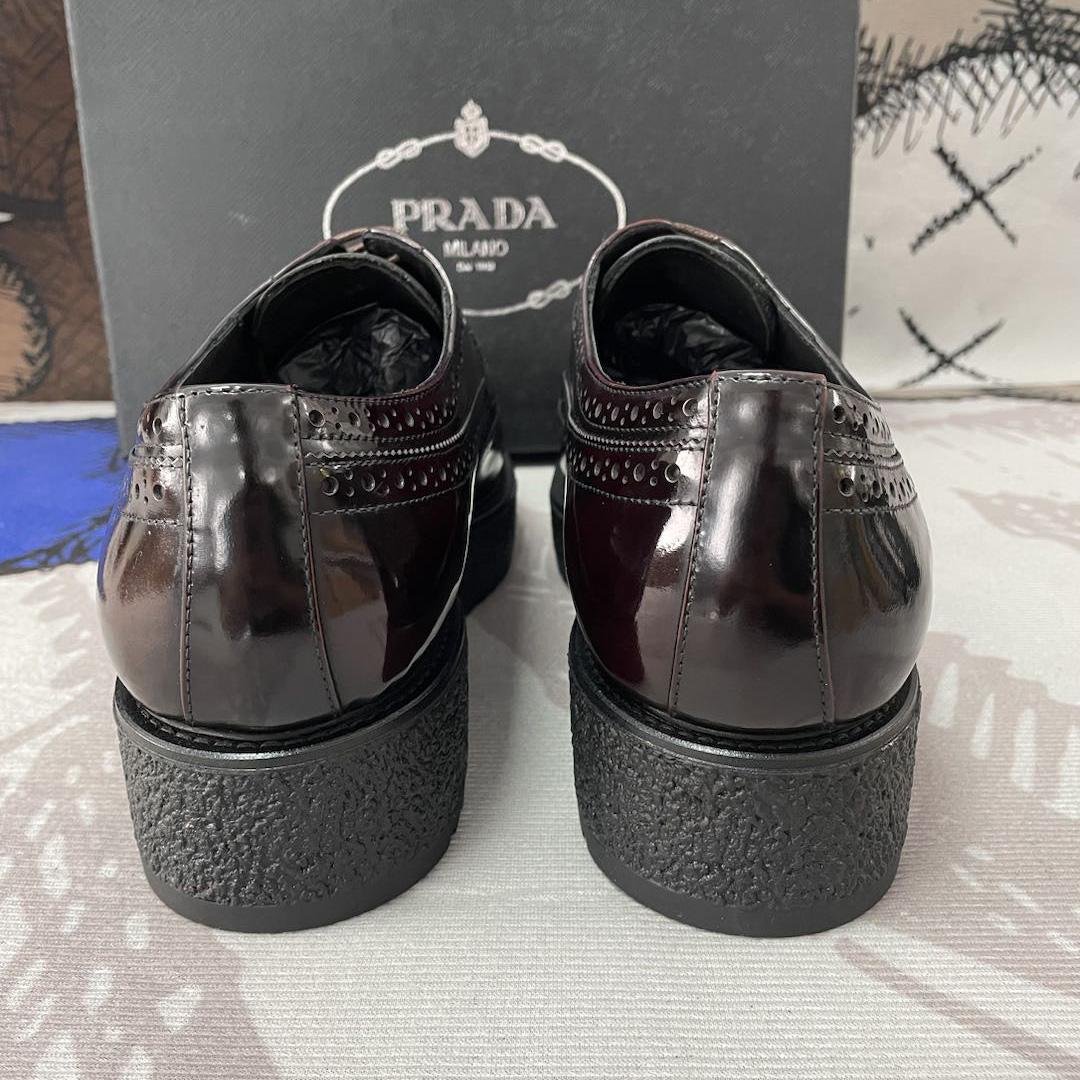 Prada Two Tone Brogue Leather Lace Up Derby(Upon UK Size) - PerfectKickZ