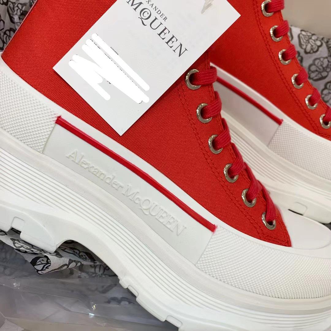 Alexander Mqueen Tread Slick Boot In Magnolia - PerfectKickZ