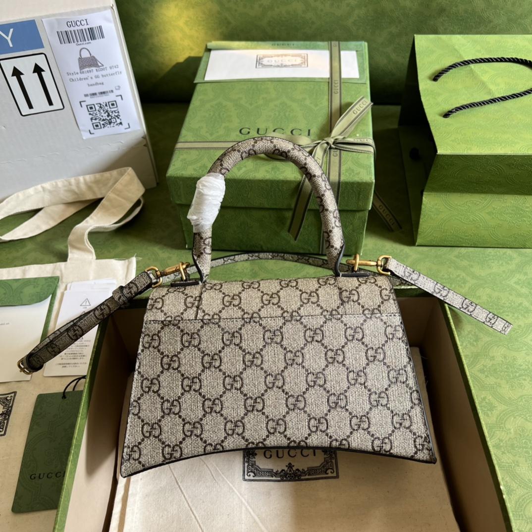 Gucci X Balenciaga The Hacker Project Small Hourglass Bag(22.5-14.5-10cm) - 