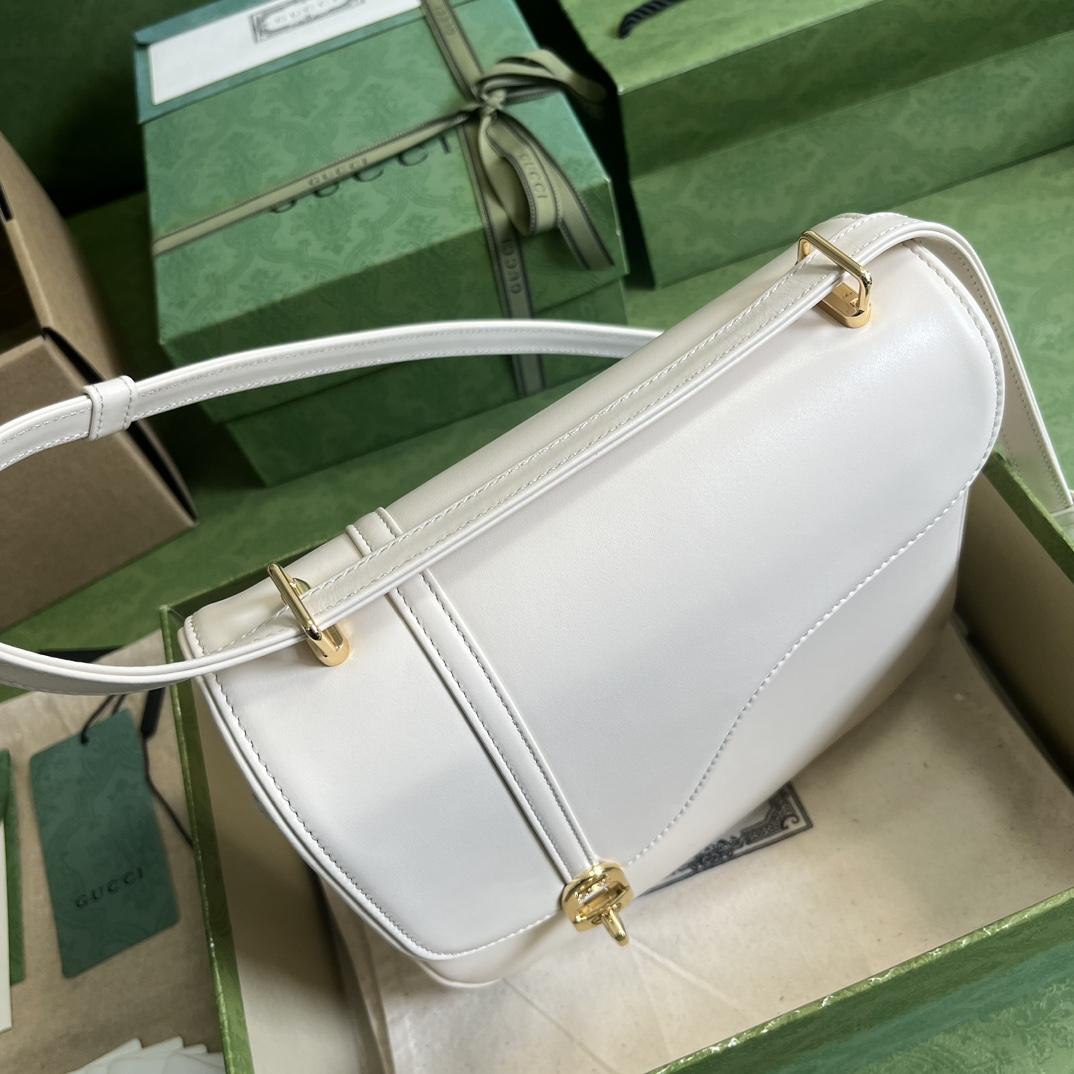 Gucci Equestrian Inspired Shoulder Bag(21-20-7cm)   - PerfectKickZ