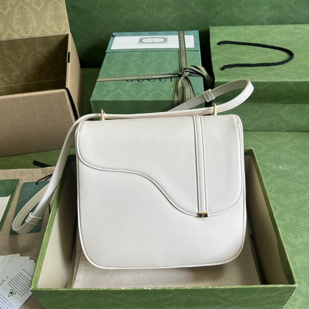 Gucci Equestrian Inspired Shoulder Bag(21-20-7cm)   - PerfectKickZ