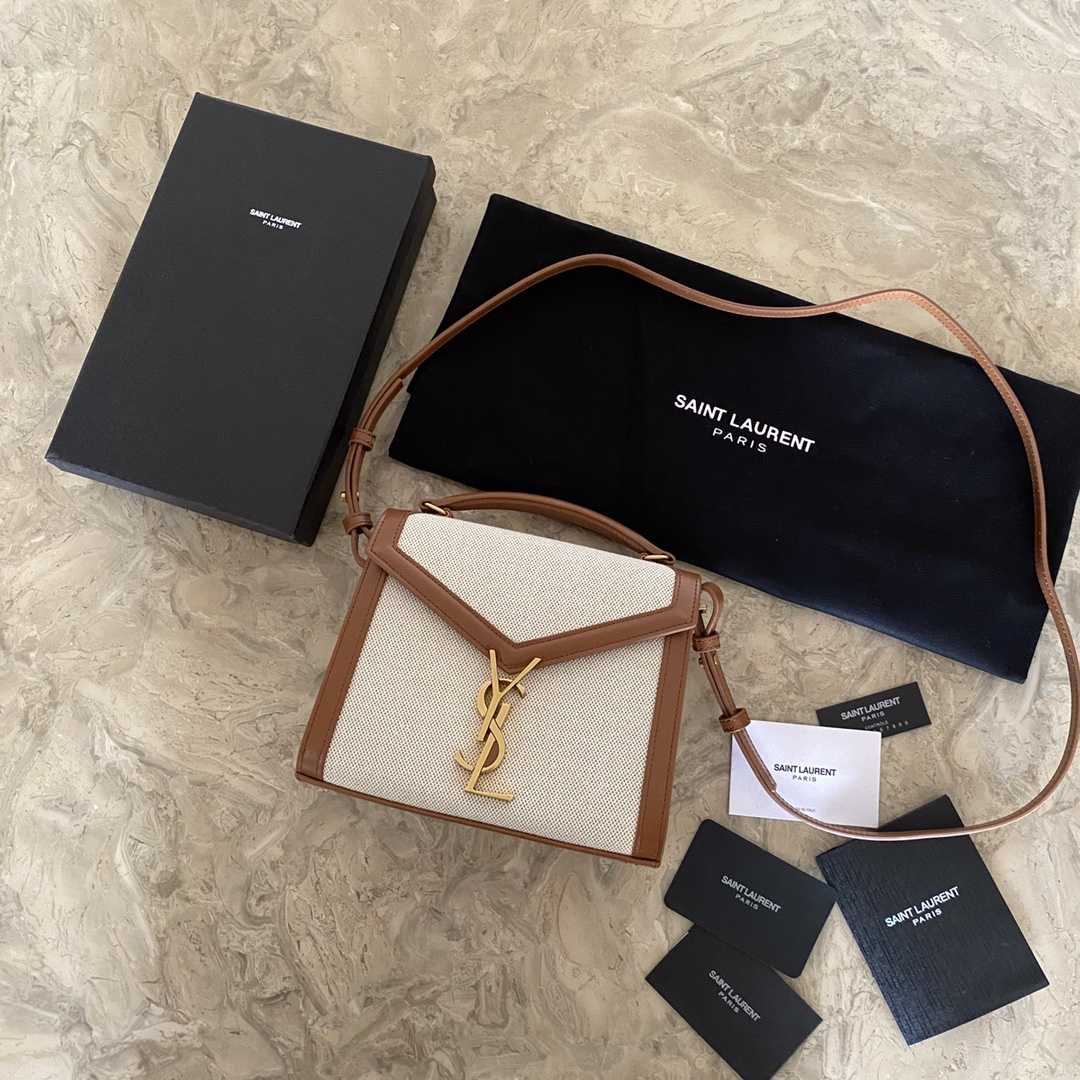 Saint Laurent Cassandra Mini Top Handle Bag  - PerfectKickZ