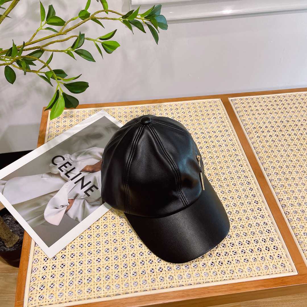 Louis Vuitton LV Pin Leather Cap    - PerfectKickZ