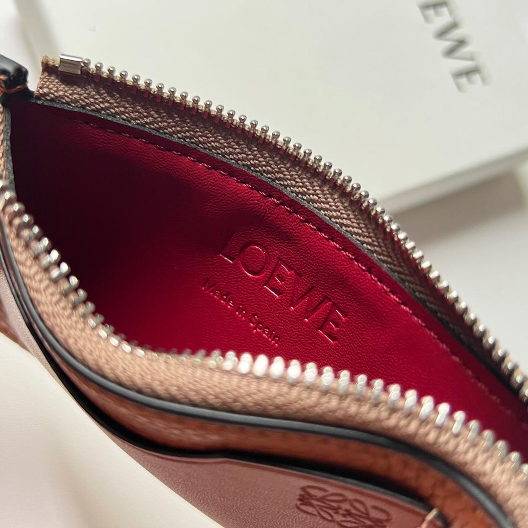 Loewe Coin Cardholder In Soft Grained Calfskin - PerfectKickZ