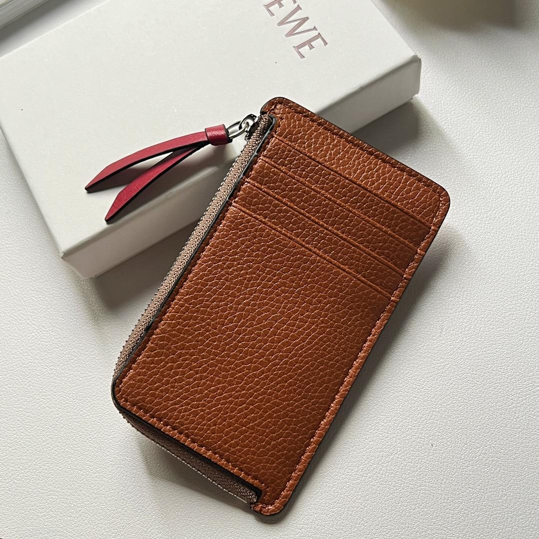 Loewe Coin Cardholder In Soft Grained Calfskin - PerfectKickZ