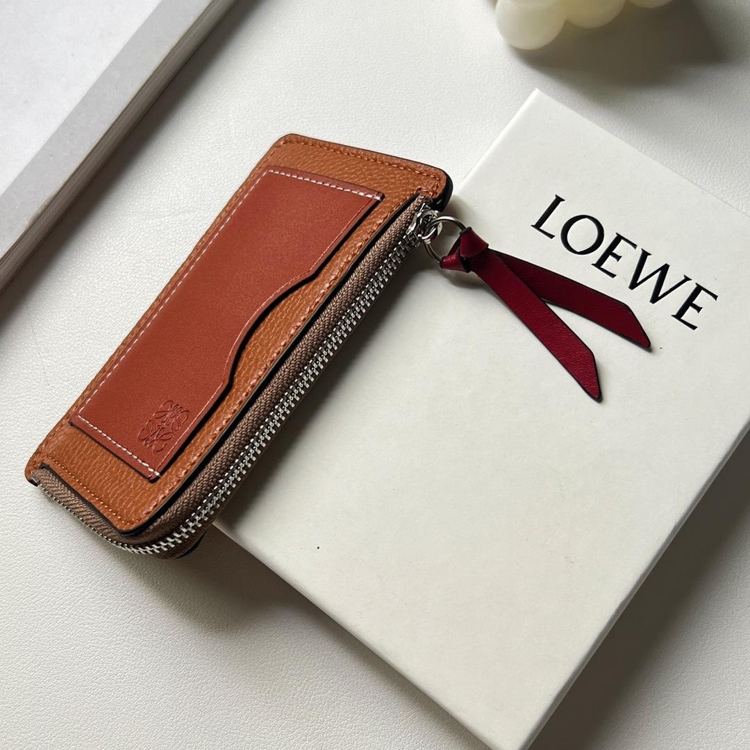 Loewe Coin Cardholder In Soft Grained Calfskin - PerfectKickZ