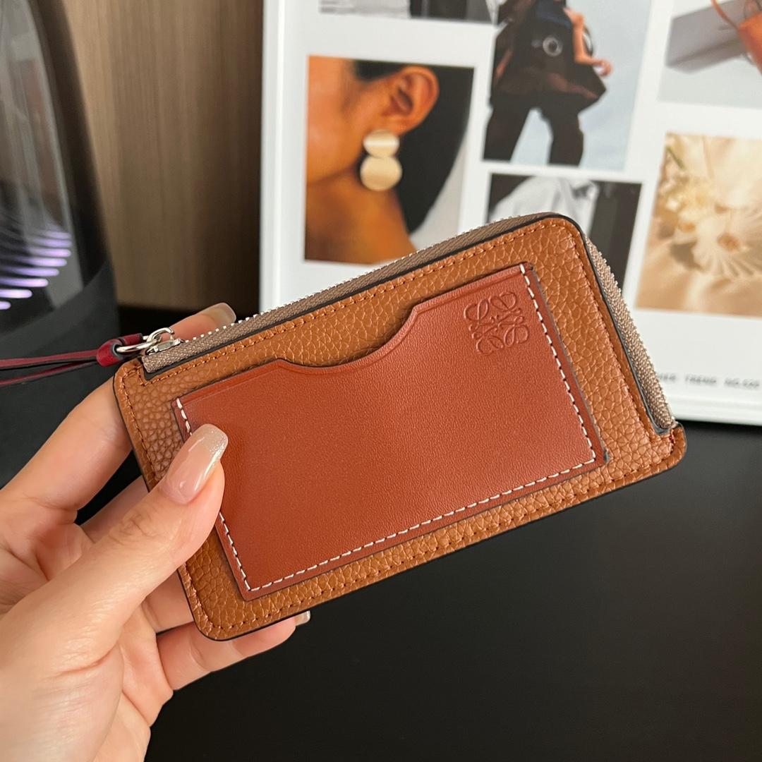 Loewe Coin Cardholder In Soft Grained Calfskin - PerfectKickZ