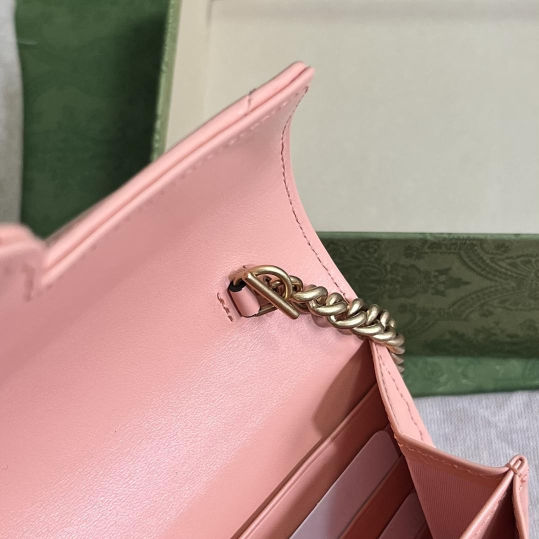 Gucci GG Marmont Matelassé Mini Bag(20-13-6cm)   - PerfectKickZ