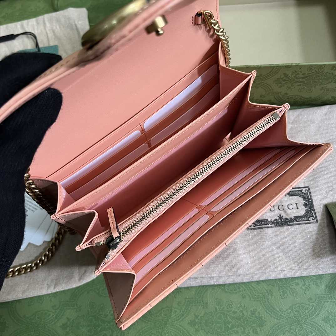 Gucci GG Marmont Matelassé Mini Bag(20-13-6cm)   - PerfectKickZ