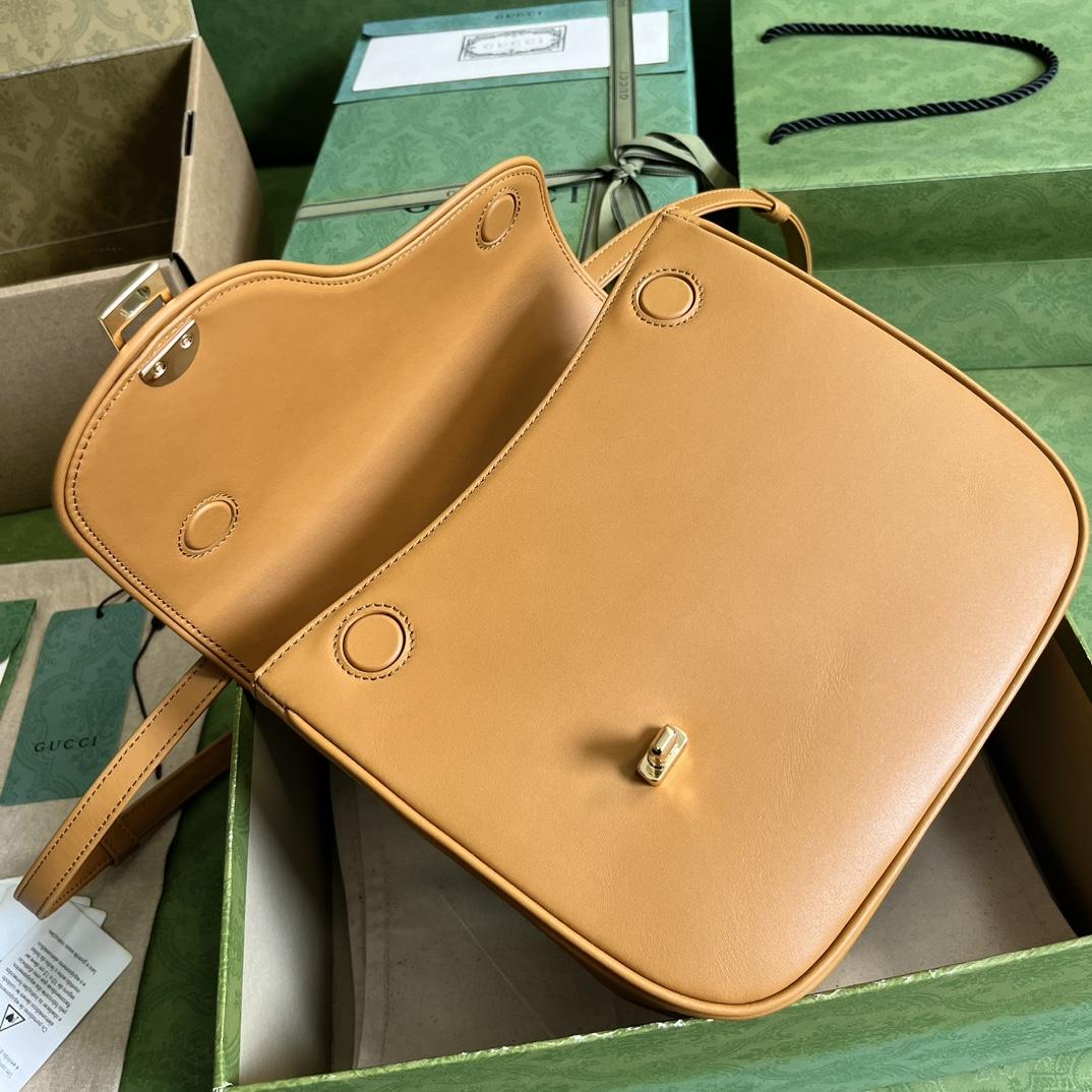 Gucci Equestrian Inspired Shoulder Bag(21-20-7cm)   - PerfectKickZ