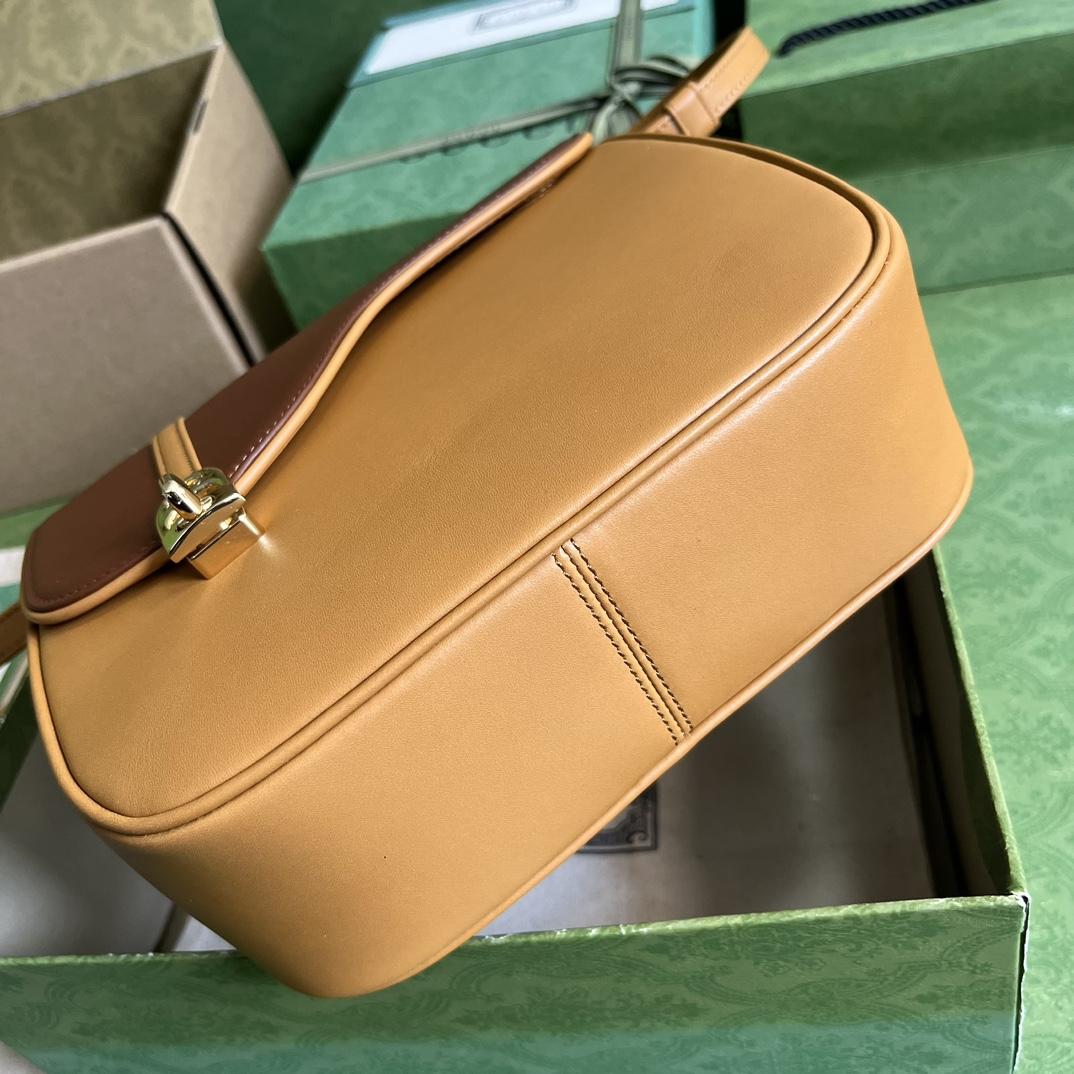 Gucci Equestrian Inspired Shoulder Bag(21-20-7cm)   - PerfectKickZ