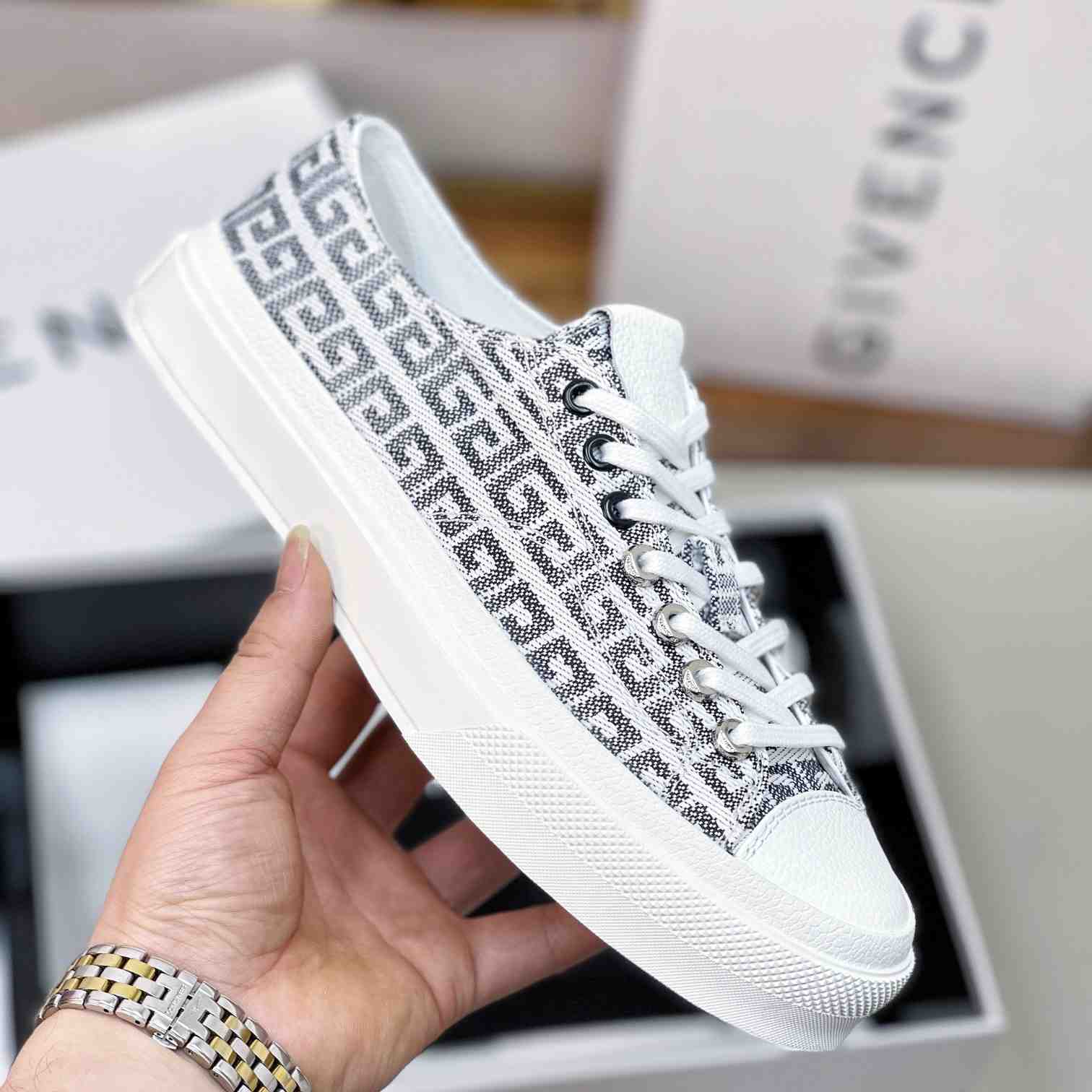 Givenchy Sneakers City In 4G Jacquard - PerfectKickZ