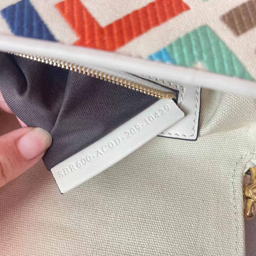 Fendi Baguette Multicolor Canvas Bag With FF Embroidery - PerfectKickZ