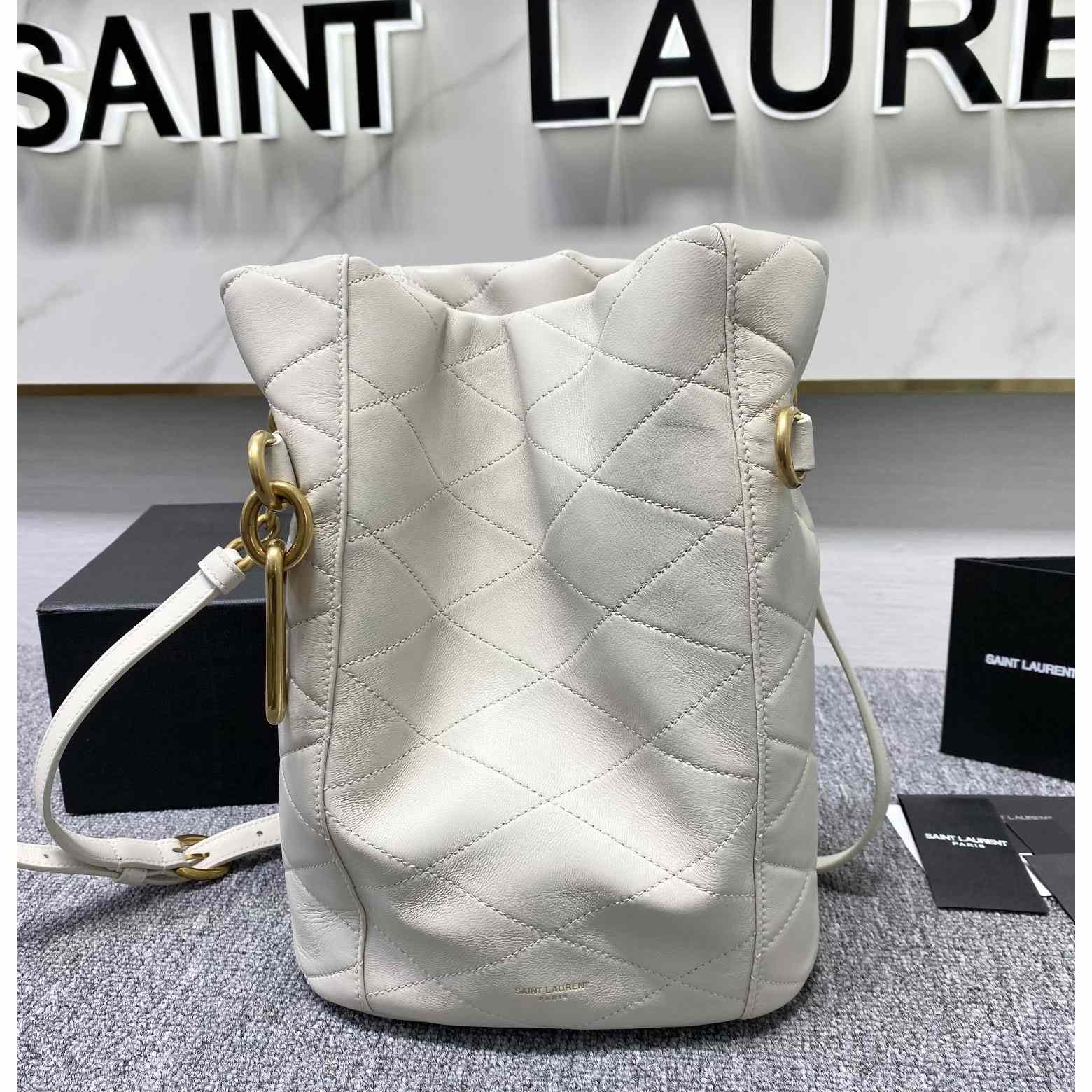 Saint Laurent Le Maillon Hook Bucket Bag(7.5x10.6x4.7cm) - PerfectKickZ