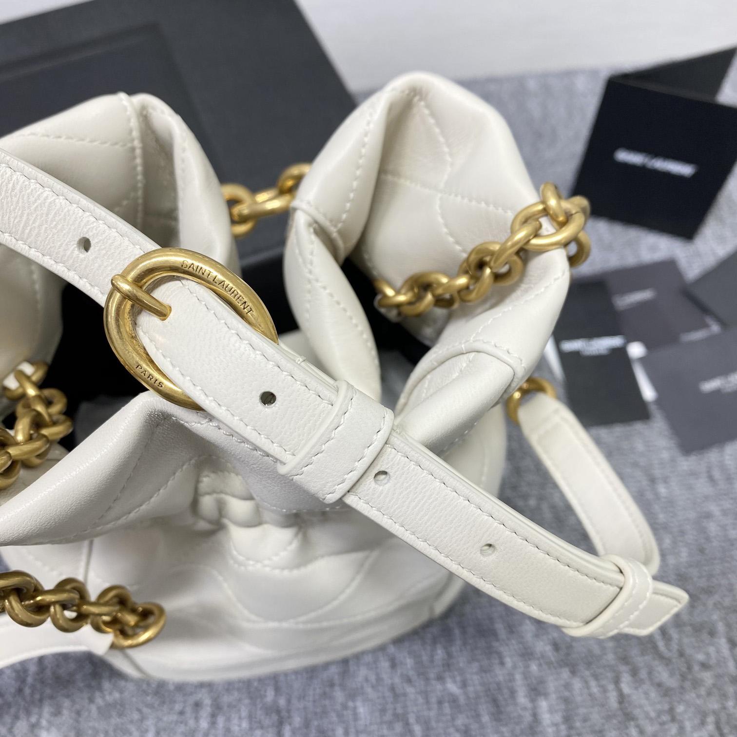 Saint Laurent Le Maillon Hook Bucket Bag(7.5x10.6x4.7cm) - PerfectKickZ
