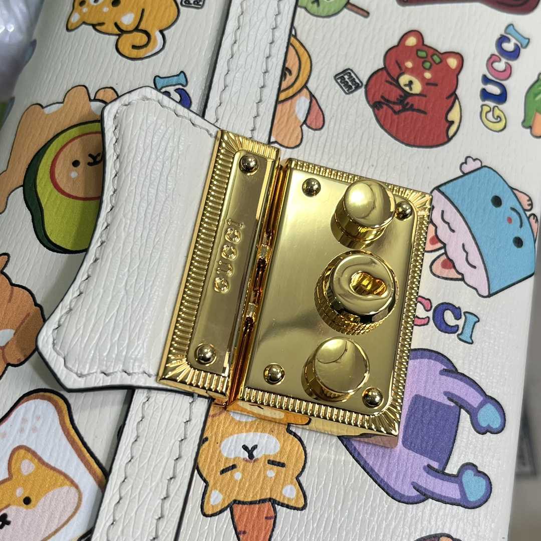 Gucci Padlock Gucci Animal Print Mini Bag(18-10-5cm) - PerfectKickZ