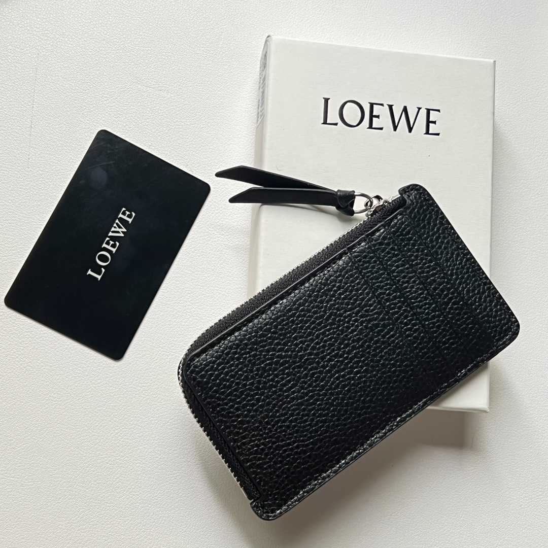 Loewe Coin Cardholder In Soft Grained Calfskin - PerfectKickZ