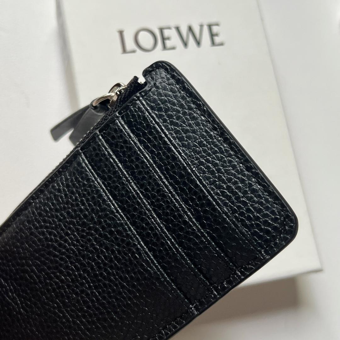 Loewe Coin Cardholder In Soft Grained Calfskin - PerfectKickZ