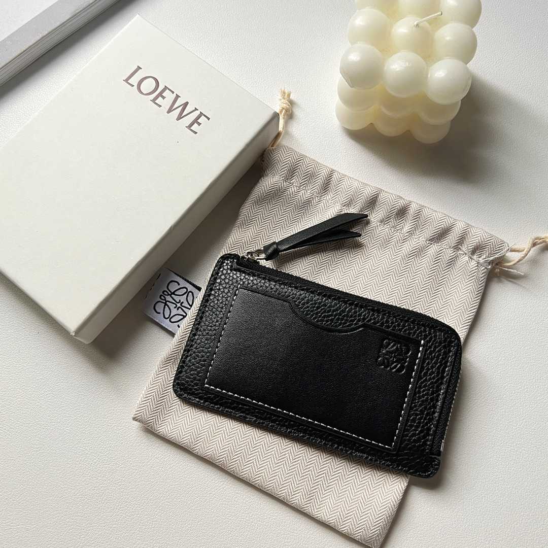 Loewe Coin Cardholder In Soft Grained Calfskin - PerfectKickZ