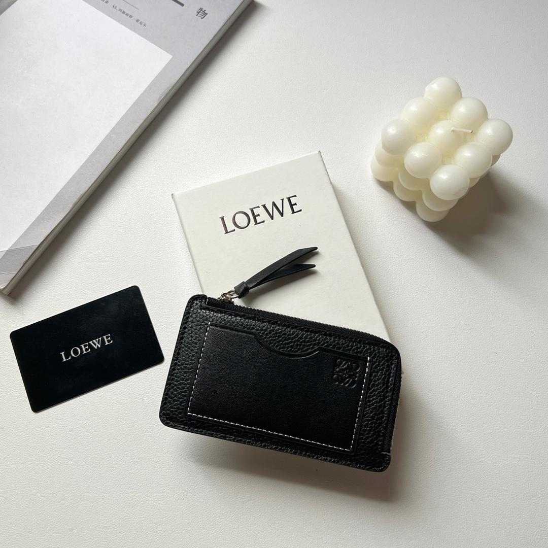 Loewe Coin Cardholder In Soft Grained Calfskin - PerfectKickZ