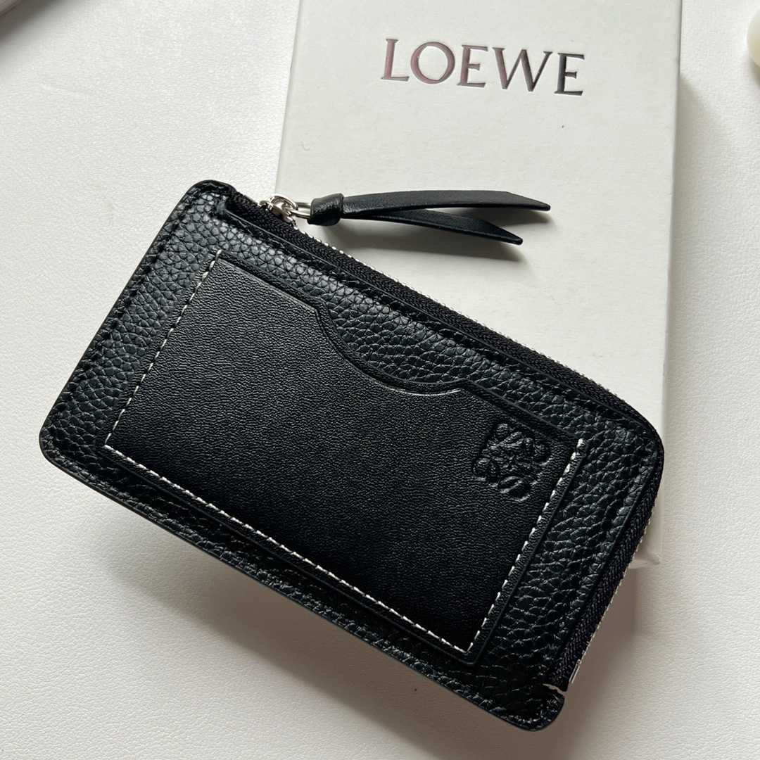 Loewe Coin Cardholder In Soft Grained Calfskin - PerfectKickZ