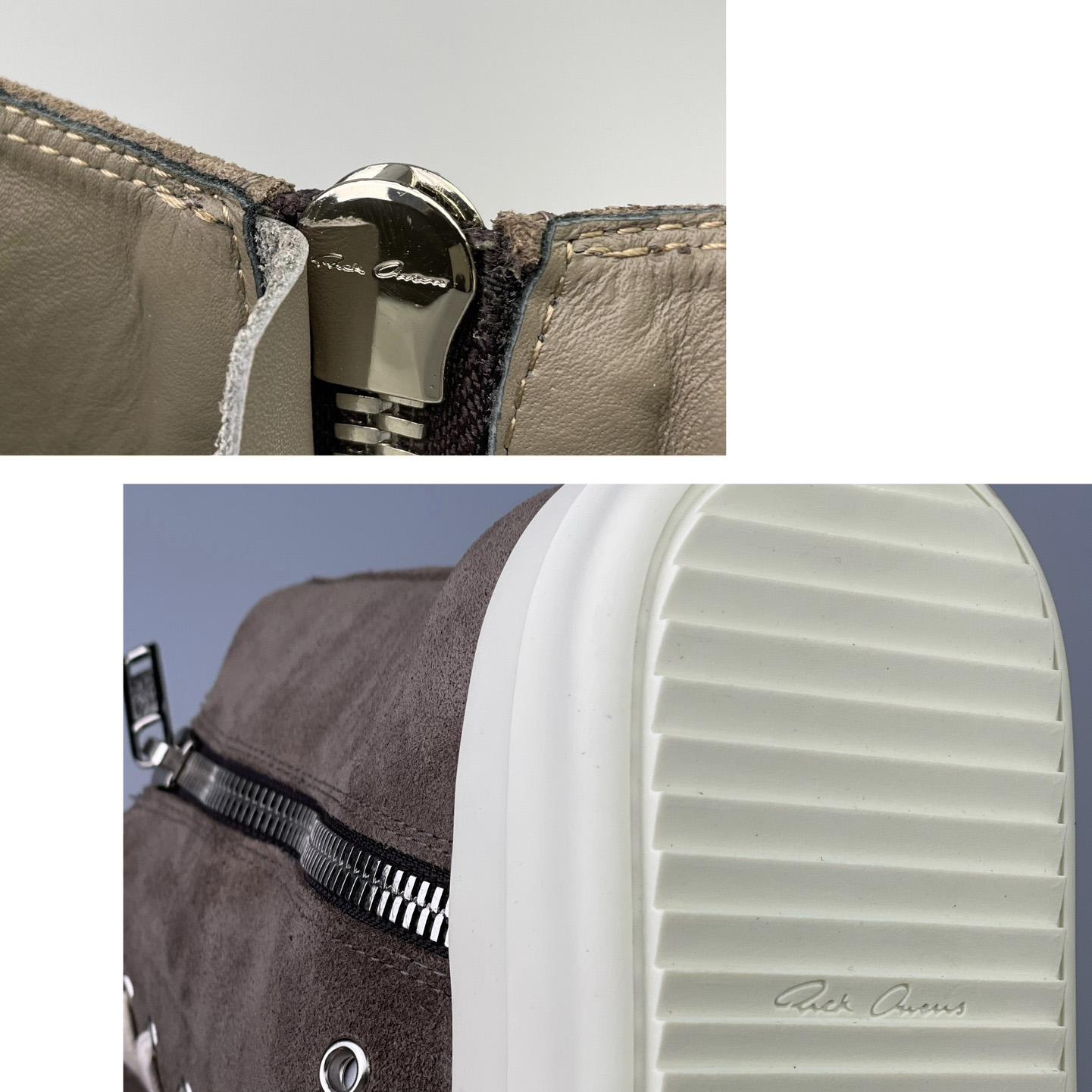 Rick Owens Strobe High-Top Sneakers - PerfectKickZ