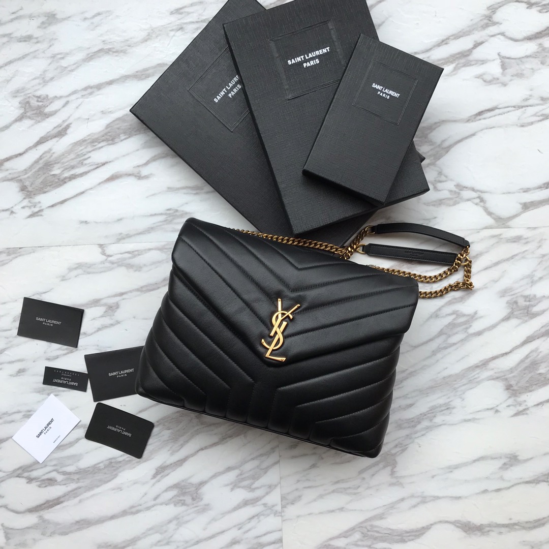 Saint Laurent Loulou Medium Chain Shoulder Bag(32x22x11CM) - PerfectKickZ
