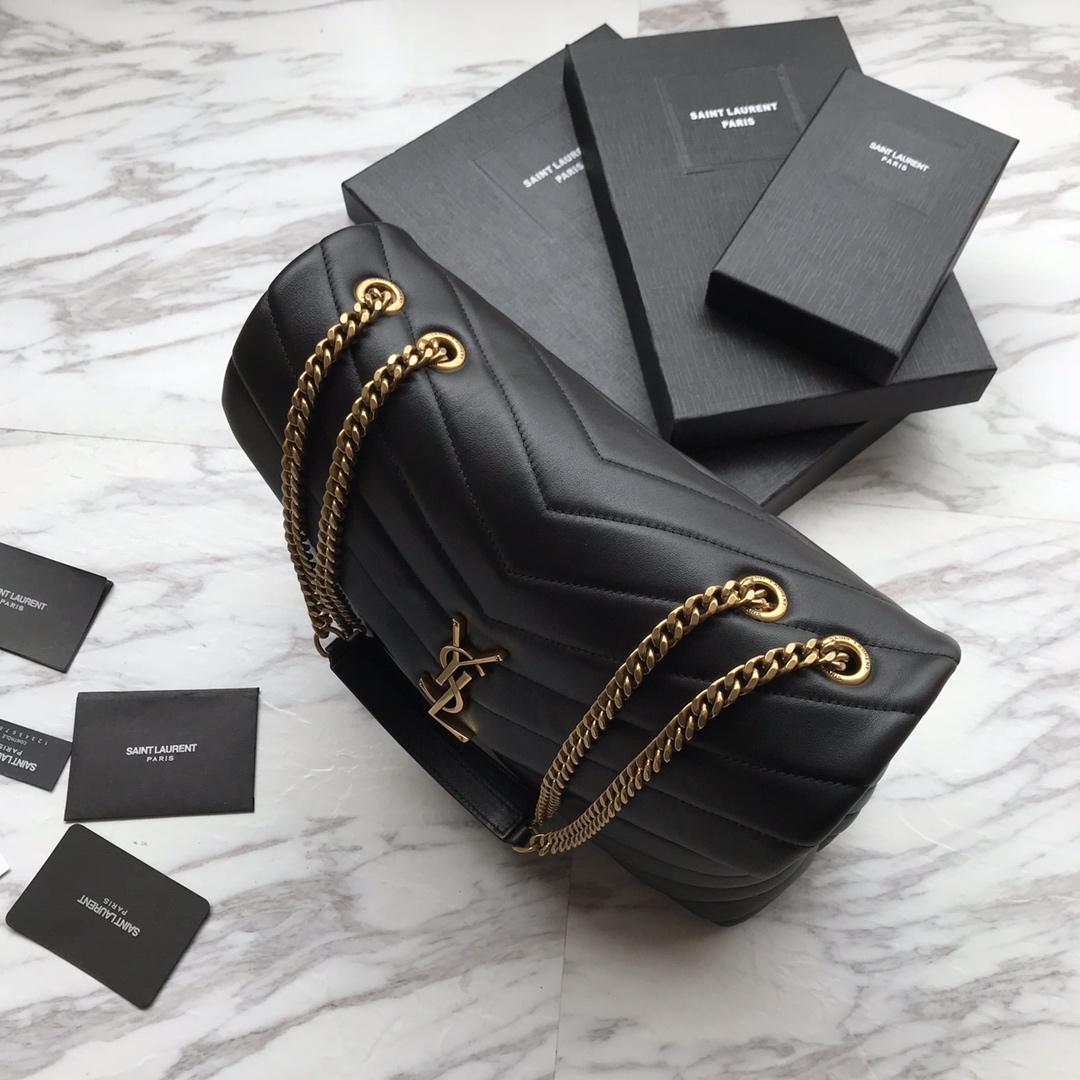 Saint Laurent Loulou Medium Chain Shoulder Bag(32x22x11CM) - PerfectKickZ